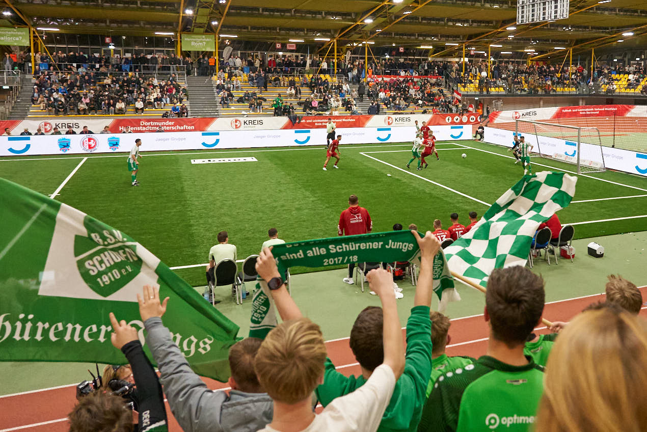 BSV Schüren Fans bei den Dortmunder Hallenmeisterschaften